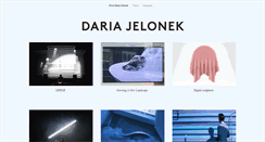Desktop Screenshot of dariajelonek.com